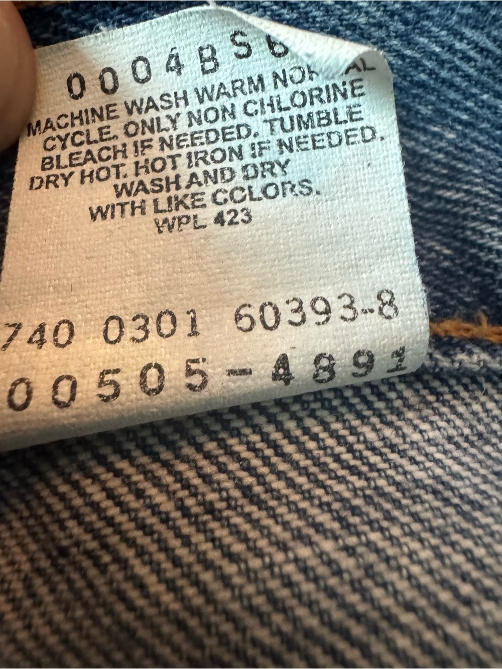 Levi’s vintage Y2K 2001 505 regular fit jeans 40x32 excellent condition. - Picture 7 of 7